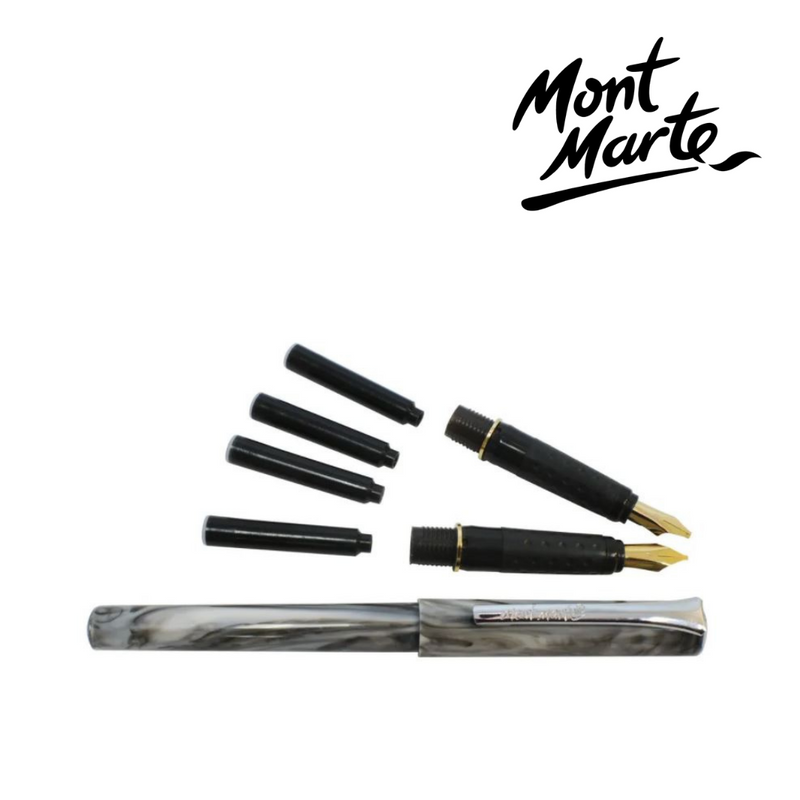 MM Calligraphy pen set with two nib holders and assorted nibs (8-piece set) for hand lettering and calligraphy.