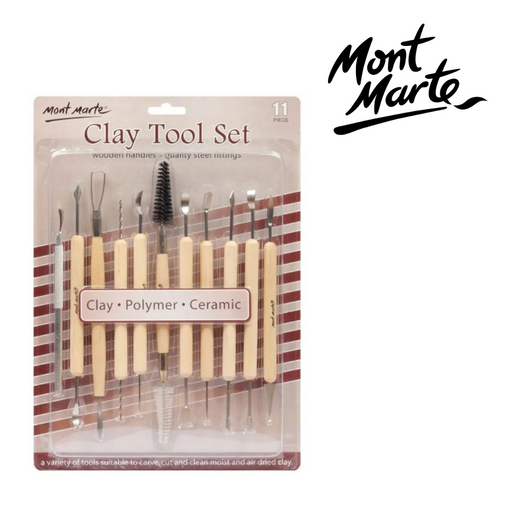 MM Clay Tool Set 11pc sculpting tools for shaping, carving and detailing clay