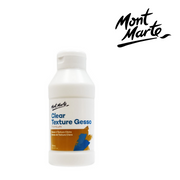 MM Clear Texture Gesso 250ml – transparent textured acrylic primer that adds tooth for better paint grip while keeping the surface colour and pattern visible – thumbnail