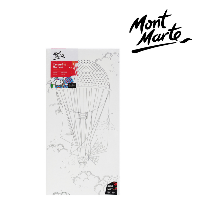 Dreamer themed colouring canvas 30x60cm – MM paint your own canvas assorted designs