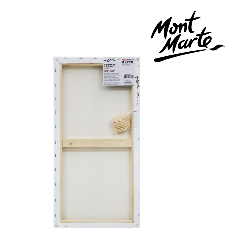 Dreamer themed colouring canvas 30x60cm – MM paint your own canvas assorted designs