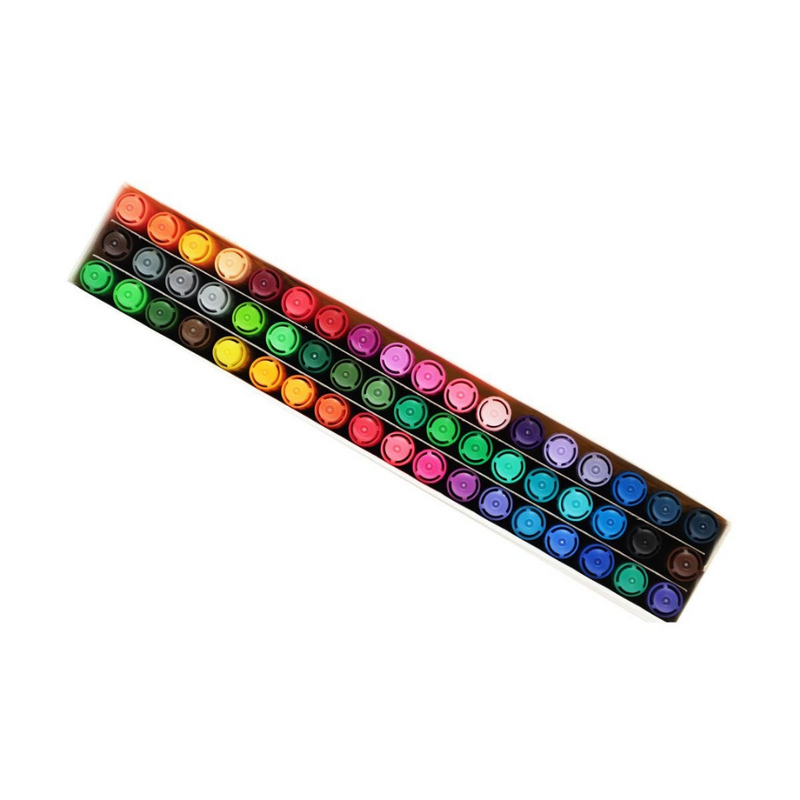 MM dual markers set 54pc with fine and broad tips for shading and detailed drawing