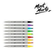 MM Dual Tip Brush/Fineliners 48pc Tri Grip marker set with brush tip and fineliner tip for lettering and colouring – thumbnail