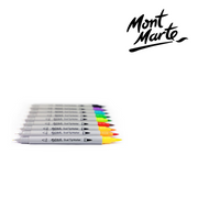 MM Dual Tip Brush/Fineliners 48pc Tri Grip marker set with brush tip and fineliner tip for lettering and colouring – thumbnail
