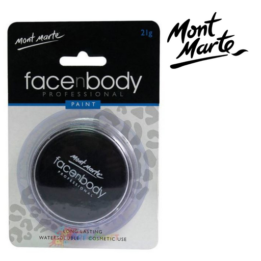 MM black face painting and body paint pot 21g for bold makeup designs