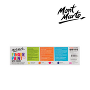 MM Finger Paint with Stamps 4pc kids finger painting set with stamps for preschool crafts and sensory play – thumbnail