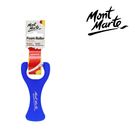 Mont Marte (MM) Foam Roller 25mm (0.98in) – Discovery mini paint roller for smooth coverage and stencilling