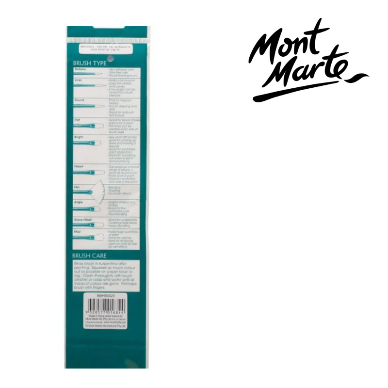 MM Gallery Series Brush Set Oils 3pc—assorted oil painting brushes for blocking-in, blending, and basic detailing on canvas.