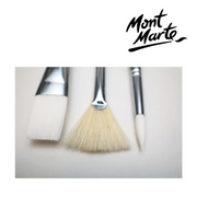 MM Gallery Series Brush Set Oils 3pc—assorted oil painting brushes for blocking-in, blending, and basic detailing on canvas. – thumbnail