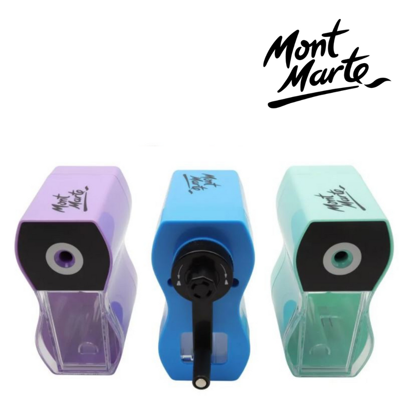 MM Hand Cranking Pencil Sharpener manual desktop sharpener for students and classroom use