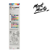 MM Mammoth Markers Set 50pc assorted colour markers for kids drawing, colouring, poster making and school craft projects – thumbnail