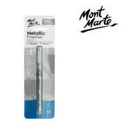 MM Metallic Marker Fine Liner Silver metallic fine tip marker for lettering, outlining and adding shiny highlights on cards, journals and crafts – thumbnail