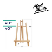 MM Mini Display Easel Beech Wood Medium tabletop wooden easel stand for displaying small canvas art, photos or signage – thumbnail