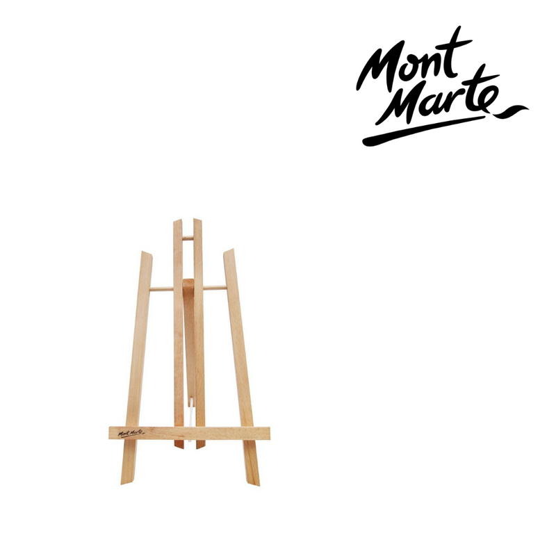 MM Mini Display Easel Beech Wood Medium tabletop wooden easel stand for displaying small canvas art, photos or signage