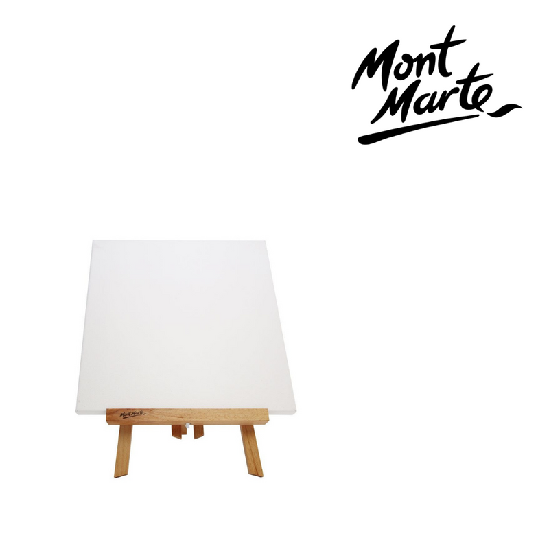 MM Mini Display Easel Beech Wood Medium tabletop wooden easel stand for displaying small canvas art, photos or signage