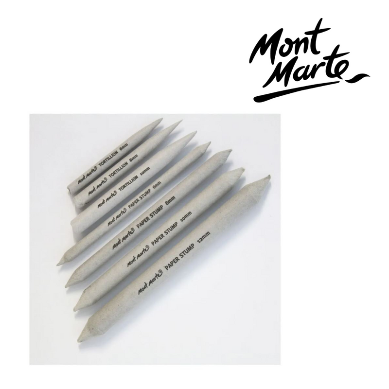 7 piece blending stump set – MM charcoal and pastel blenders for drawing and sketching
