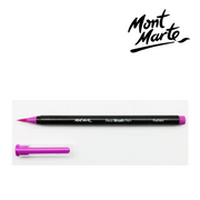 MM Real Brush Pens 12pc set – twelve coloured brush pens with flexible tips for calligraphy, hand lettering, journaling, colouring and illustration – thumbnail