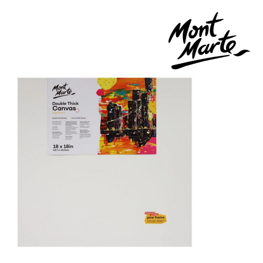 MM Signature stretched canvas pine frame D.T. 45.7x45.7cm square artist canvas