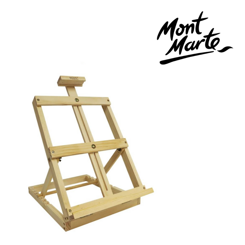 Pine tabletop easel – MM small wooden art easel stand for canvas and sketching