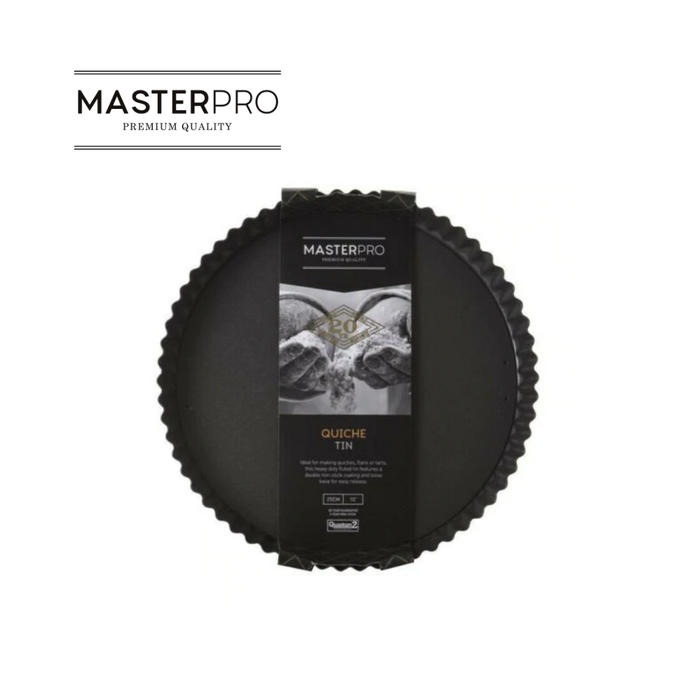 MasterPro N/S Loose Base Round Flan/Quiche Tin 23cm