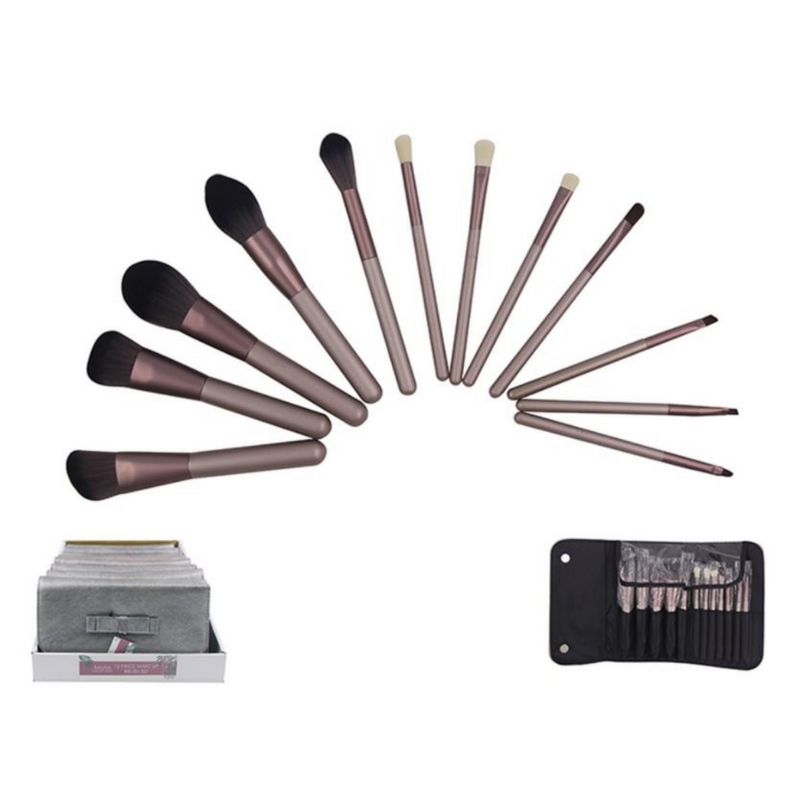 Ronis Makeup Brush Set with Pouch 12pc