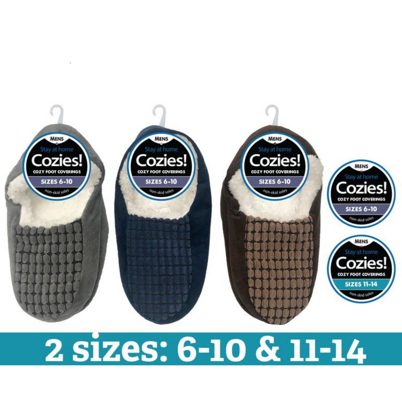 Ronis Mens Sherpa Slipper Checkered Series 2 3 Asstd