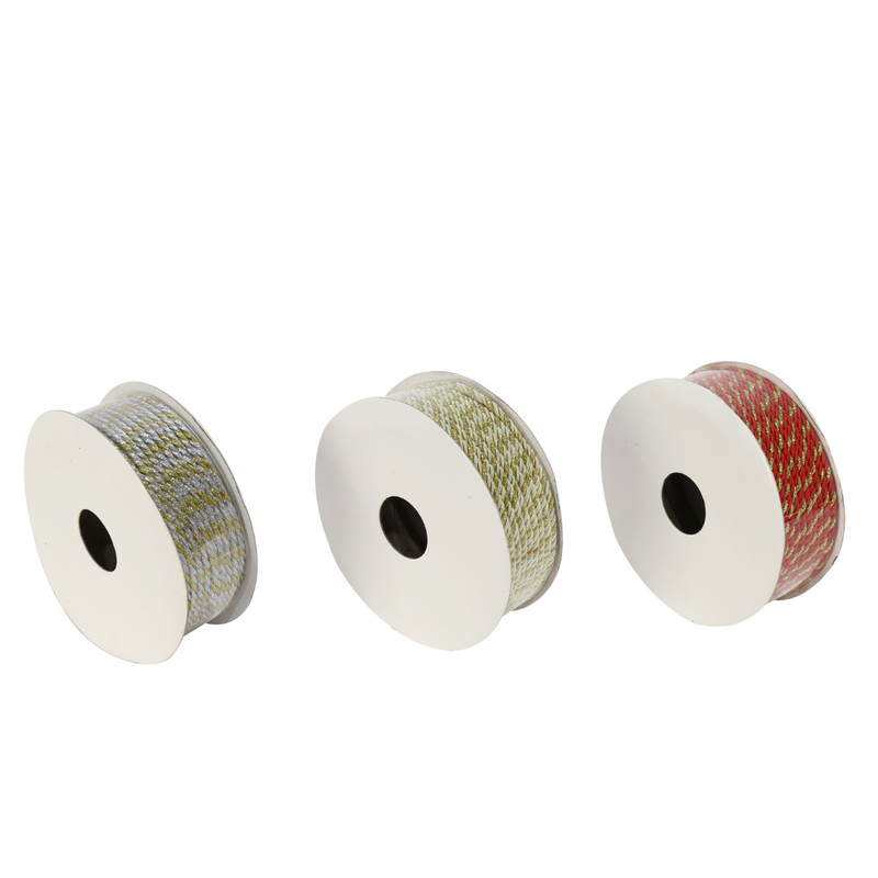 Ronis Metallic Gift Cord 3m 3 Asstd