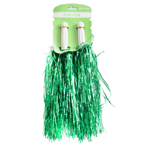 Ronis Metallic Pompom 2pk Green