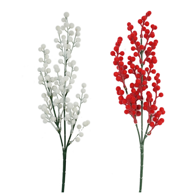 Ronis Mimosa Pom-Pom Spray 45cm Assorted