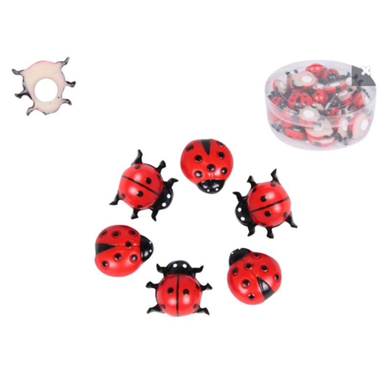 Ronis Mini Craft Ladybugs In Display Assorted