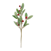 Ronis Mistletoe Spray Lac1 Berry 27cm Assorted
