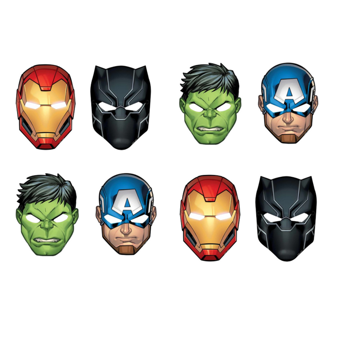 Marvel Avengers Powers Unite Paper Masks