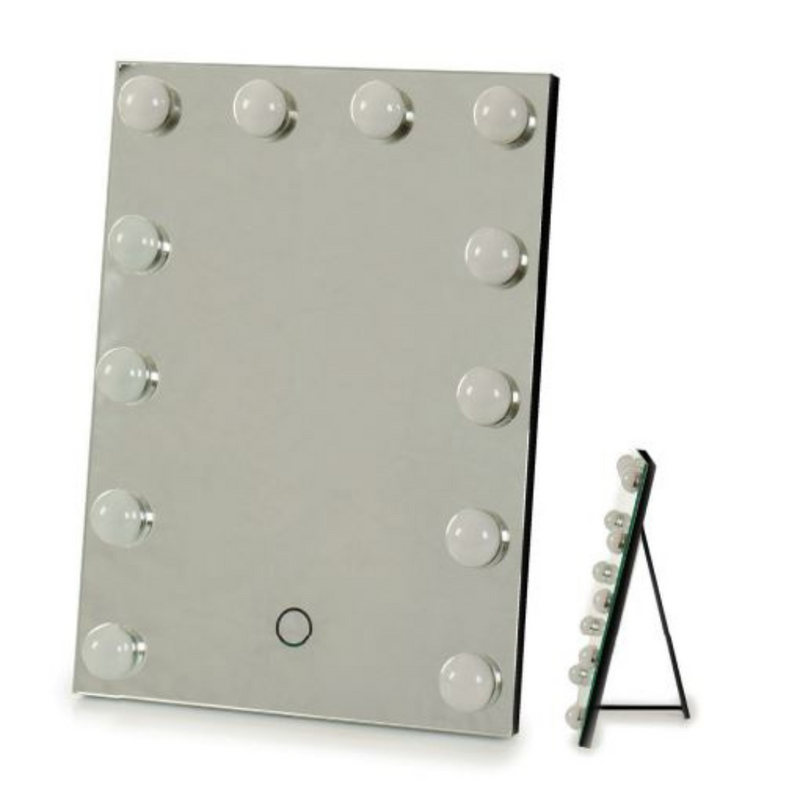Ronis Monica Black Light Up Table Mirror 39x30x6.5cm