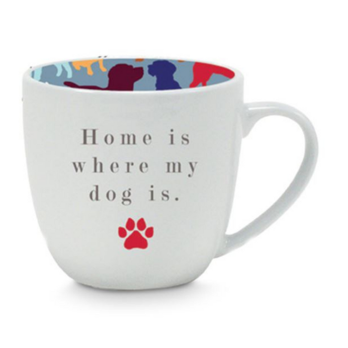Home Is My Dog Inside Out Mug 14Oz