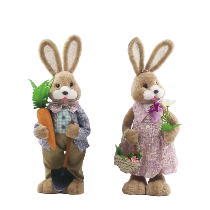 Ronis Mr and Mrs Bunny 60x17x20cm