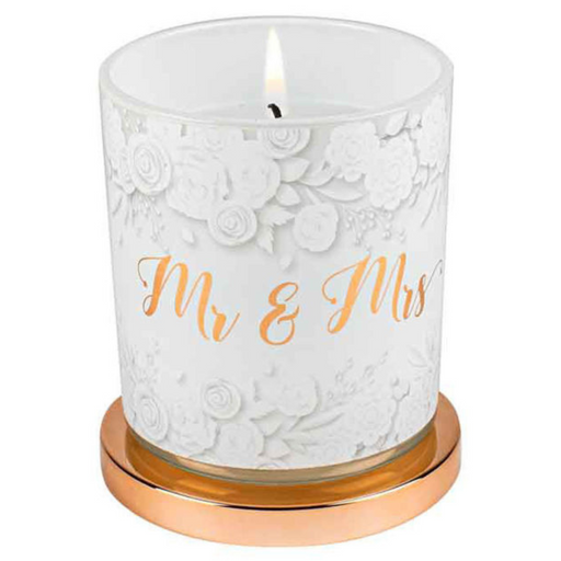 Ronis Mr and Mrs Candle Vanilla 9x8cm