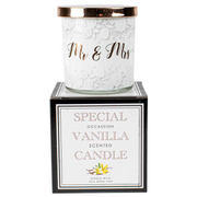 Ronis Mr and Mrs Candle Vanilla 9x8cm
