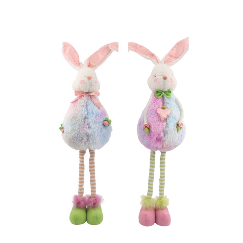 Ronis Mr and Mrs Tie Die Bunny Retractable 60cm up to 101cm