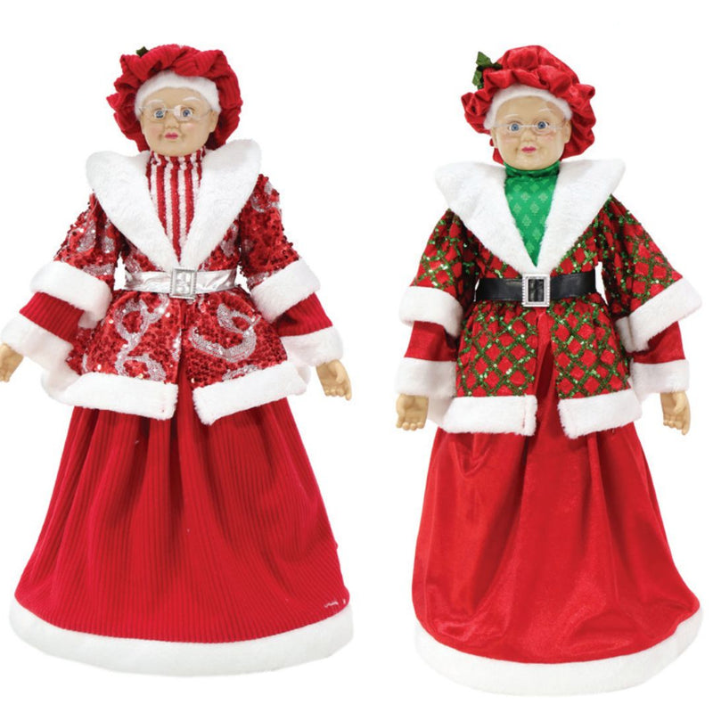 Ronis Mrs Claus Figurine 62cm Assorted