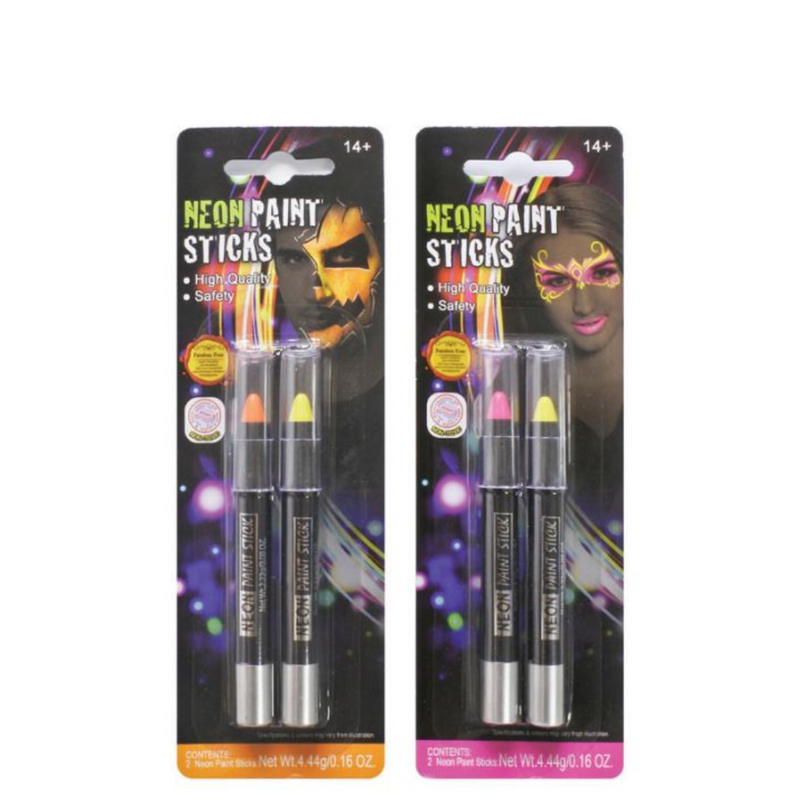 Ronis Neon Paint Sticks 2 Asstd