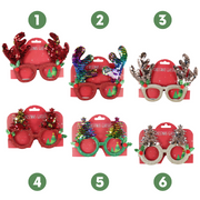 Ronis Novelty Glasses with Sequins 6 Asstd