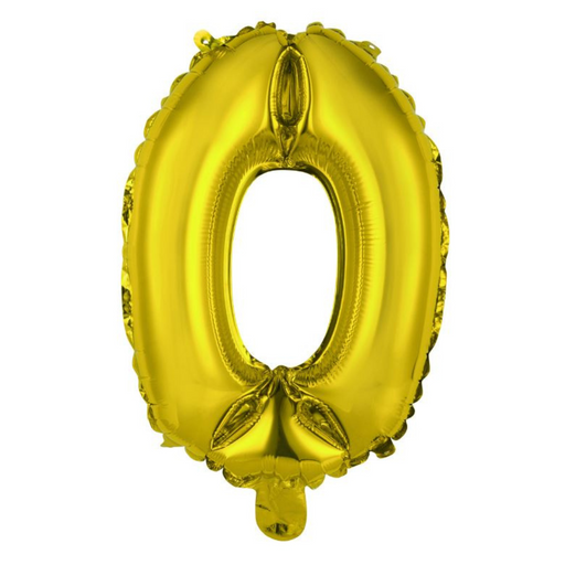Ronis Numeral Foil Balloon 35cm Gold - 0