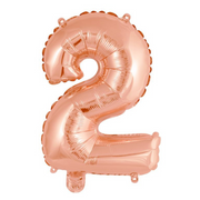 Ronis Numeral Foil Balloon 35cm Rose Gold - 2