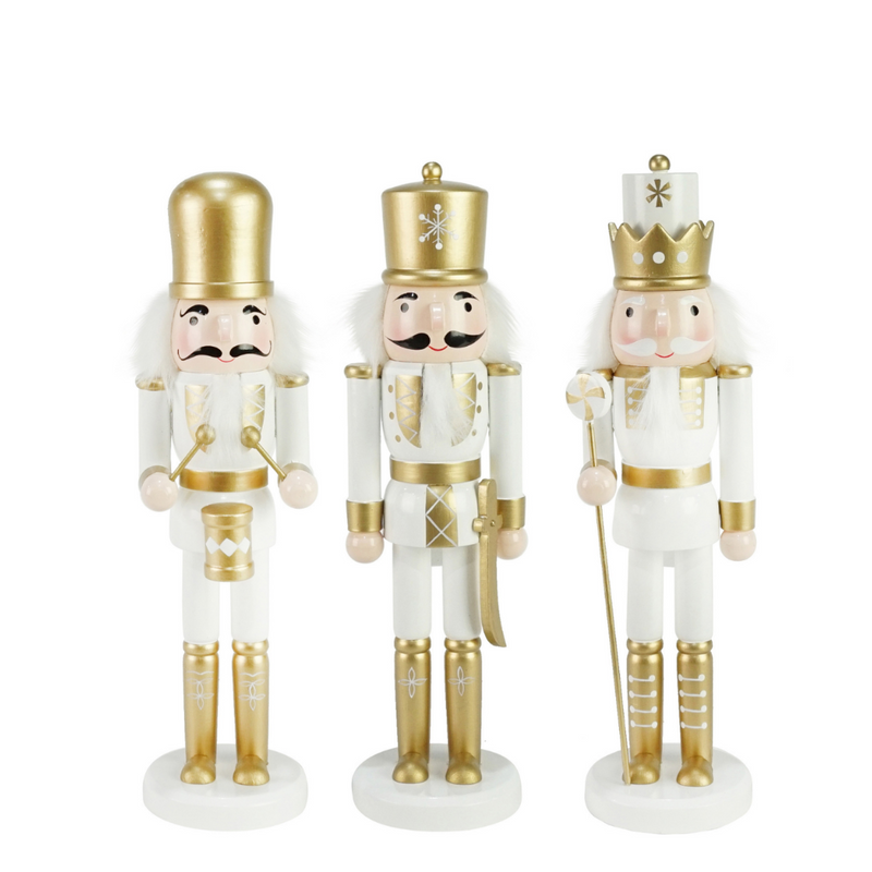 Ronis Nutcracker Gold 30cm Assorted
