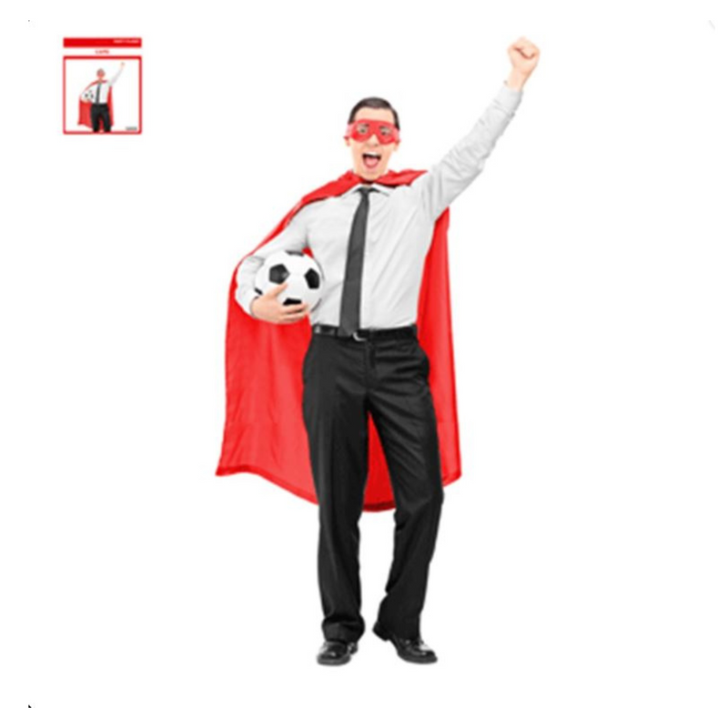 TEAM SUPPORTER CAPE RED 120CM