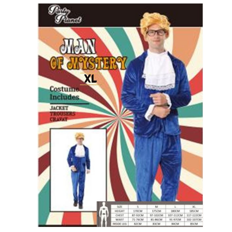 60/S Mr Mojo-Xlrg Including Jacket, Trousers, Cravat