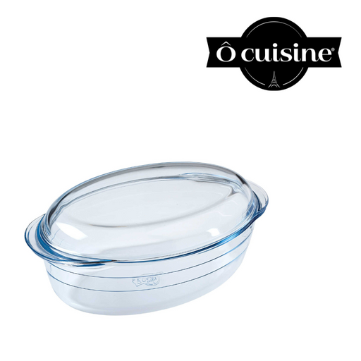 Ronis OCuisine Oval Casserole With Lid 33x20cm 4L