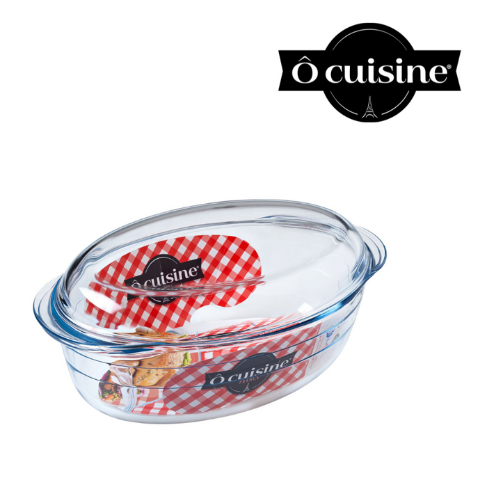 Ronis OCuisine Oval Casserole With Lid 33x20cm 4L