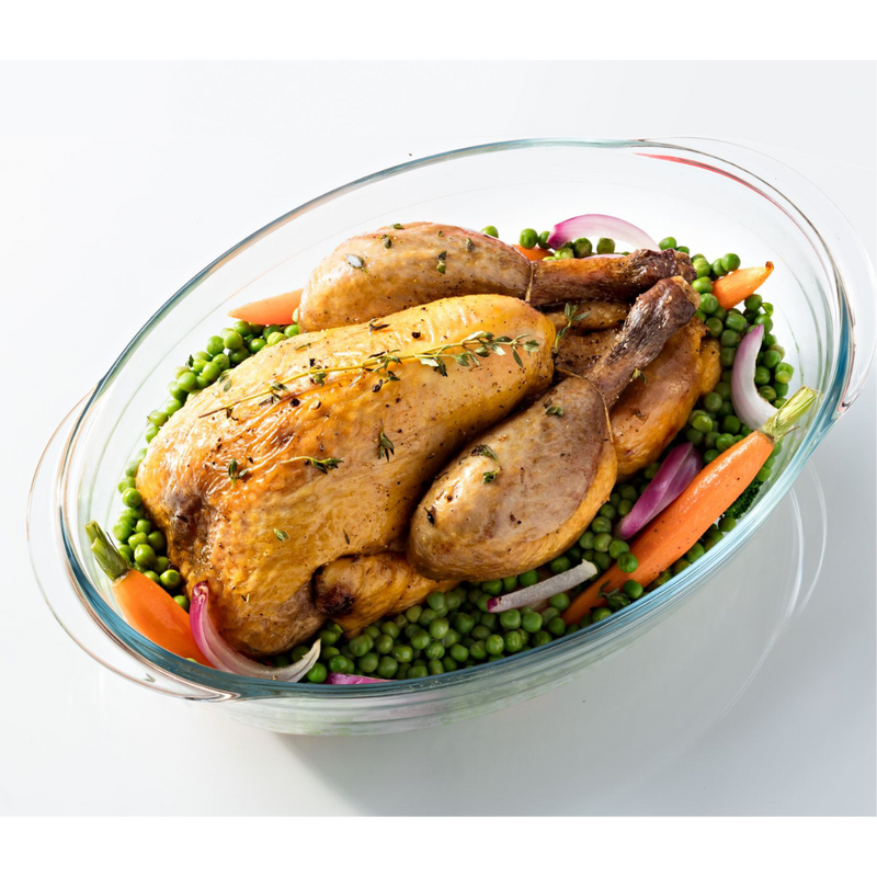 Ronis OCuisine Oval Casserole With Lid 33x20cm 4L