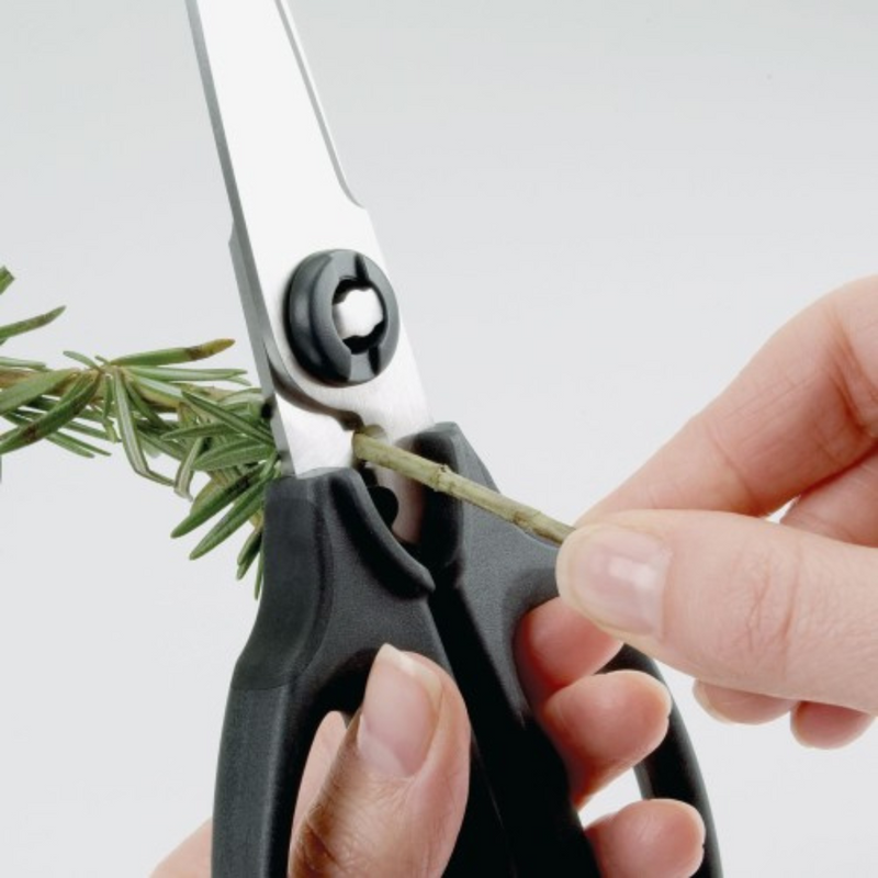 OXO Good Grips Kitchen and Herb Scissors with stainless steel blades and black handle